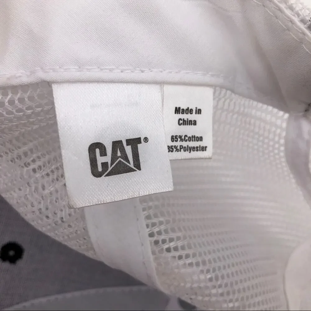 🟡 CAT Caterpillar tractor hat